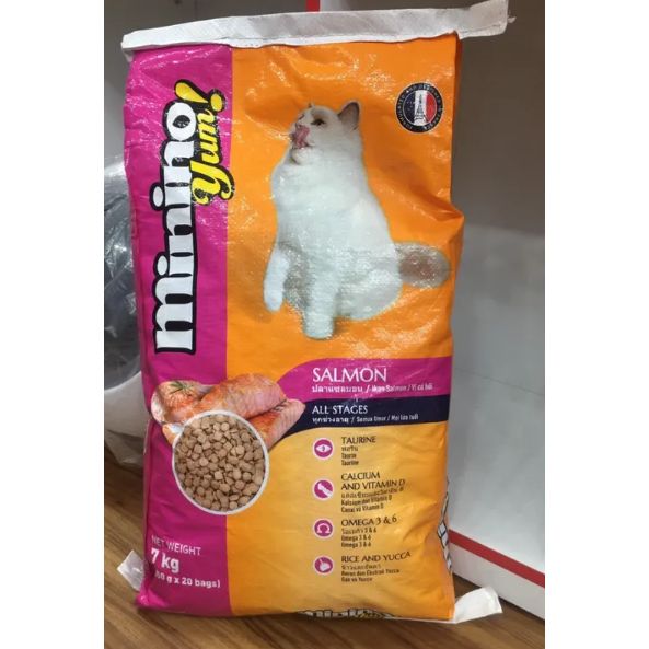Thức Ăn Hạt Cho Mèo Minino Yum 7Kg