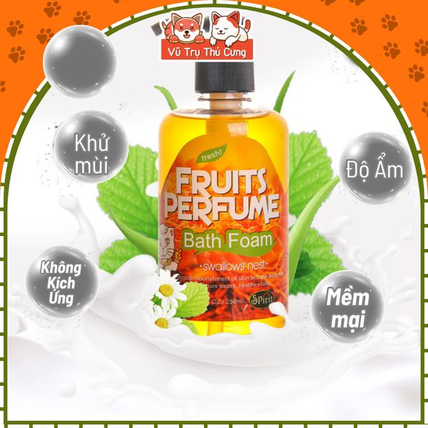 Sữa Tắm Cho Mèo Hương Trái Cây Spirit 250ml