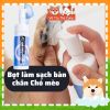 Bọt rửa bàn chân Chó mèo, dung dịch làm sạch chân thú cưng 150ml