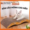 Đồ chơi bàn cào móng cho Mèo bằng carton giúp Mèo thư giãn,  kèm cỏ mèo