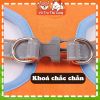 Đai yếm kèm dây dắt thú cưng đi dạo, thiết kế nịt ngực chắc chắn, tiện lợi