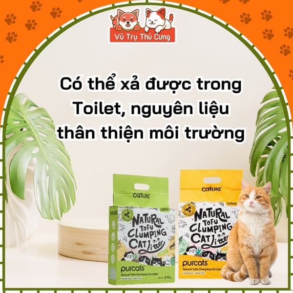 Cát Đậu Nành Cho Mèo Tofu Cature 6L