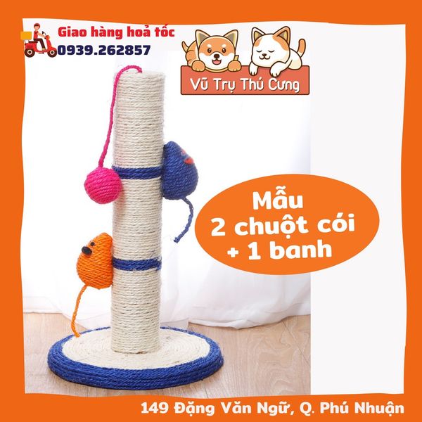 Đồ chơi cào móng cho mèo giải tỏa căng thẳng