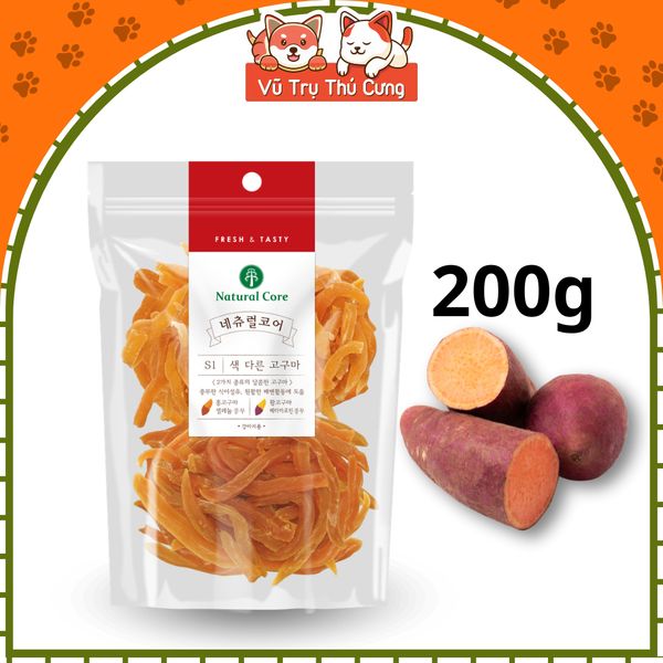 Khoai Lang Sấy Dẻo Cho Chó Mèo Natural Core