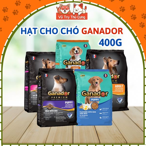 Thức Ăn Hạt Cho Chó Ganador Nhiều Dinh Dưỡng 400g