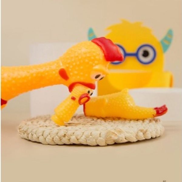 Đồ chơi cho Chó, con gà kêu chút chít ngộ nghĩnh