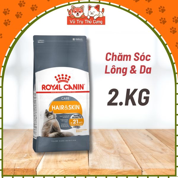Thức ăn hạt cho Mèo Royal Canin Hair & Skin Care mượt lông và da