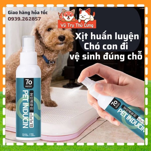 Chai Xịt huấn luyện Chó con đi vệ sinh đúng chỗ BIOLINE, Puppy Training Bioline
