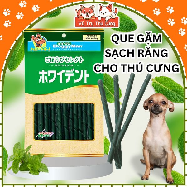 Que gặm thơm miệng cho chó DoggyMan, bổ sung vitamin, làm sạch răng 120g