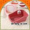 Nhà vệ sinh cho Mèo chống văng cát size lớn