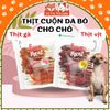 Snack cho chó cuộn Da bò Natural Core 160g - Vị thịt gà, thịt vịt