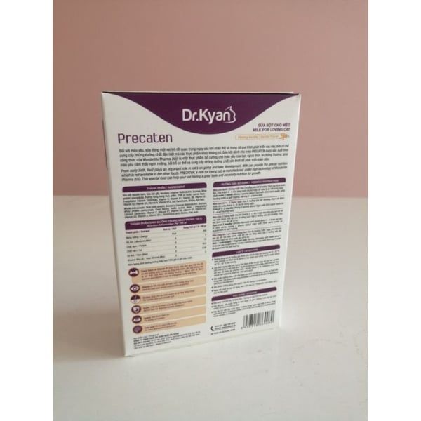 Sữa bột dinh dưỡng Dr Kyan Precaten cho Mèo, hộp 110g