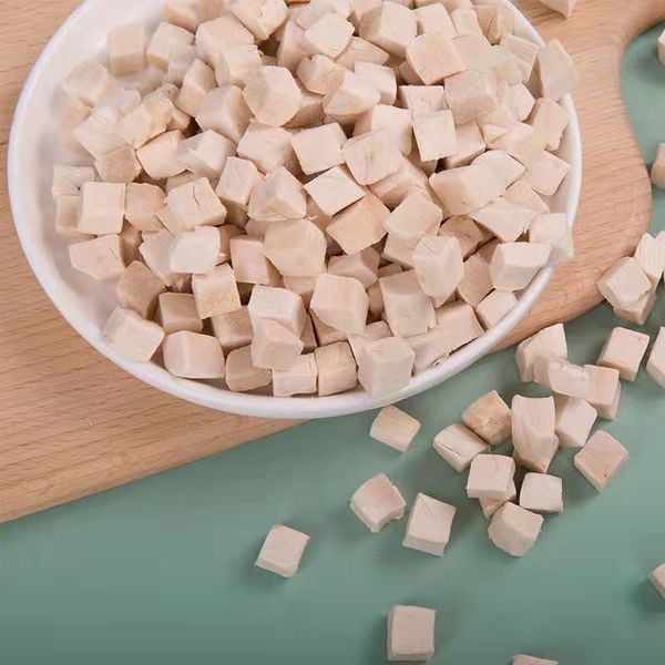 (Túi Lớn 1Kg) Ức Gà Viên Sấy Cho Chó Mèo Hàng Cao Cấp, Không Vụn