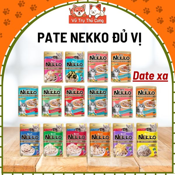 Pate Nekko Thái Lan Cho Mèo Mọi Lứa Tuổi 70g
