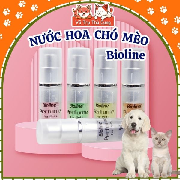 Nước hoa xịt khử mùi cho Chó mèo BIOLINE 9ml