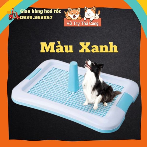 Khay vệ sinh cho chó dạng lưới, có cột, dễ vệ sinh