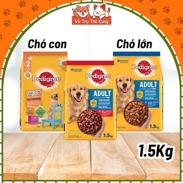 Thức Ăn Hạt Pedigree Vị Gà, Bò và Rau Củ Cho Chó