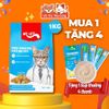 Hạt Mr.Vet Cho Mèo Giàu Đạm, Topping Thịt Sấy Không Độn Ngũ Cốc 1Kg