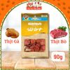 Snack Cho Chó Dạng Miếng Gà Sấy Bổ Sung Rau Củ DoggyMan 90g