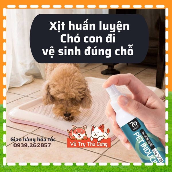 Chai Xịt huấn luyện Chó con đi vệ sinh đúng chỗ BIOLINE, Puppy Training Bioline