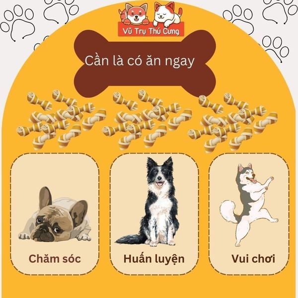 Snack cho Chó Dạng Xương Nơ Doggy Man Nhật Bản 10 cây