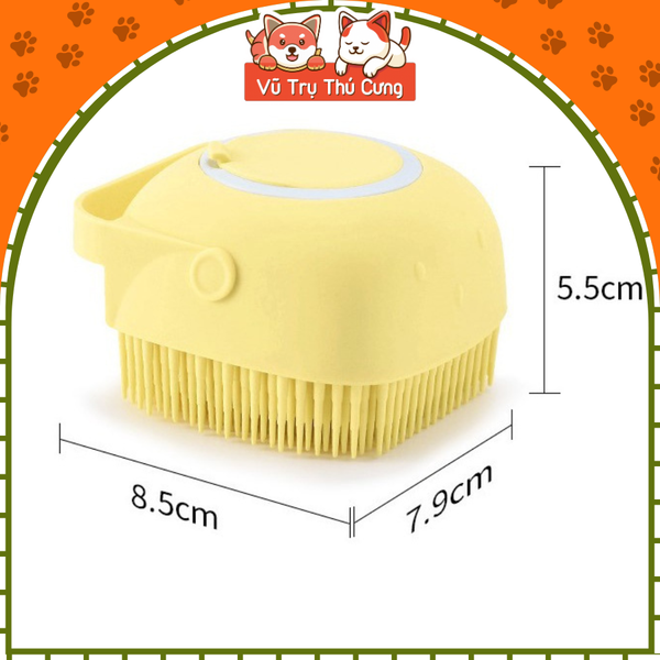 Dụng cụ Massage tạo bọt tắm cho thú cưng tiện lợi