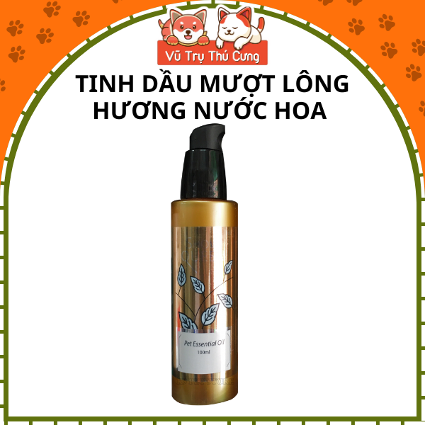 Tinh dầu dưỡng mượt lông, khử mùi hôi cho Chó mèo Show Queen 100ml