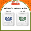 [Mã 99FMCG giảm 7% tối đa 100K đơn 500K] Khăn ướt chuyên dụng SOS, lau ố mắt, ố tai cho thú cưng chó mèo, hộp 100 miếng