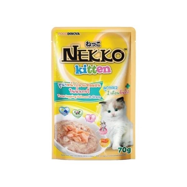 Pate Nekko Kitten dành cho mèo con gói 70g nhiều dinh dưỡng