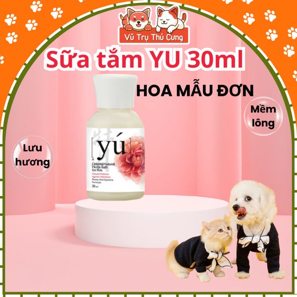 Sữa tắm Yu cao cấp cho Chó mèo lưu hương lâu 30ml