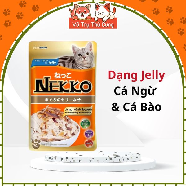 Pate Nekko Thái Lan Cho Mèo Mọi Lứa Tuổi 70g