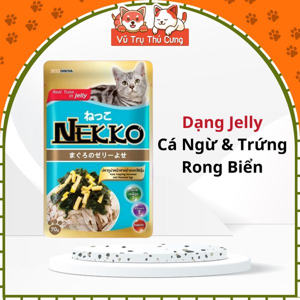 Pate Nekko Thái Lan Cho Mèo Mọi Lứa Tuổi 70g