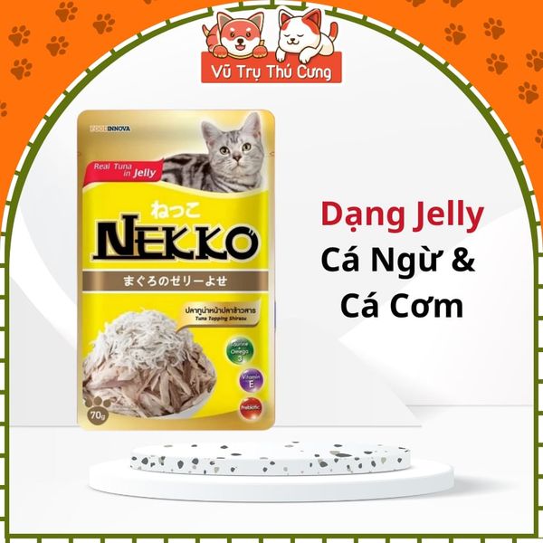 Pate Nekko Thái Lan Cho Mèo Mọi Lứa Tuổi 70g