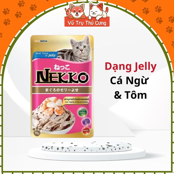 Pate Nekko Thái Lan Cho Mèo Mọi Lứa Tuổi 70g