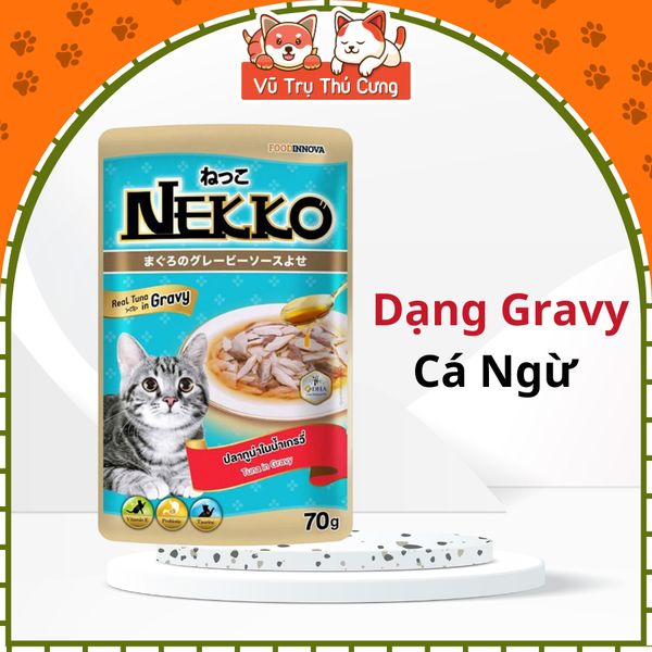 Pate Nekko Thái Lan Cho Mèo Mọi Lứa Tuổi 70g