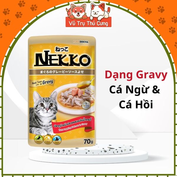 Pate Nekko Thái Lan Cho Mèo Mọi Lứa Tuổi 70g