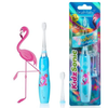  BRUSH-BABY BÀN CHẢI ĐIỆN SÓNG ÂM DÙNG PIN KIDZSONIC (TỪ 3 TUỔI) - FLAMINGO 