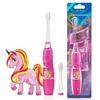  BRUSH-BABY BÀN CHẢI ĐIỆN SÓNG ÂM DÙNG PIN KIDZSONIC (TỪ 3 TUỔI) - UNICORN 