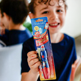  BRUSH-BABY BÀN CHẢI ĐIỆN SÓNG ÂM DÙNG PIN KIDZSONIC (TỪ 3 TUỔI) - ROCKET 