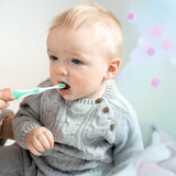  BRUSH-BABY BỘ BÀN CHẢI ĐÁNH RĂNG VÀ MÁT XA NƯỚU CHO BÉ (0 - 18 THÁNG) 
