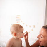 BRUSH-BABY BỘ 2 BÀN CHẢI ĐÁNH RĂNG CHO BÉ GIAI ĐOẠN 1 (0 - 18 THÁNG) - XANH DƯƠNG 