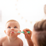  BRUSH-BABY BỘ 2 BÀN CHẢI ĐÁNH RĂNG CHO BÉ GIAI ĐOẠN 1 (0 - 18 THÁNG) - XANH DƯƠNG 