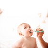  BRUSH-BABY BỘ 2 BÀN CHẢI ĐÁNH RĂNG CHO BÉ GIAI ĐOẠN 1 (0 - 18 THÁNG) - XANH DƯƠNG 