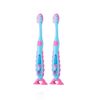  BRUSH-BABY BỘ 2 BÀN CHẢI ĐÁNH RĂNG CHO BÉ FLOSSBRUSH (3 - 6 TUỔI) - FABIO FLAMINGO 