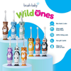  BRUSH-BABY BÀN CHẢI ĐIỆN SÓNG ÂM CÓ KÈM SẠC WILDONES (0 - 10 TUỔI) - TIGER 