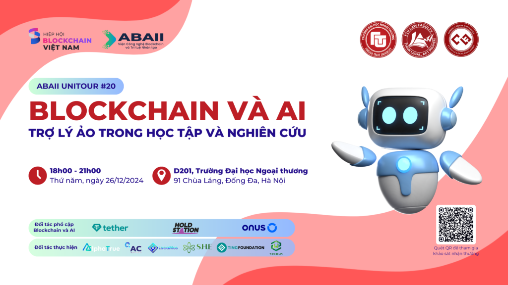 ABAII Unitour 20: “Blockchain và AI: Trợ lý ảo trong học tập và nghiên cứu” 