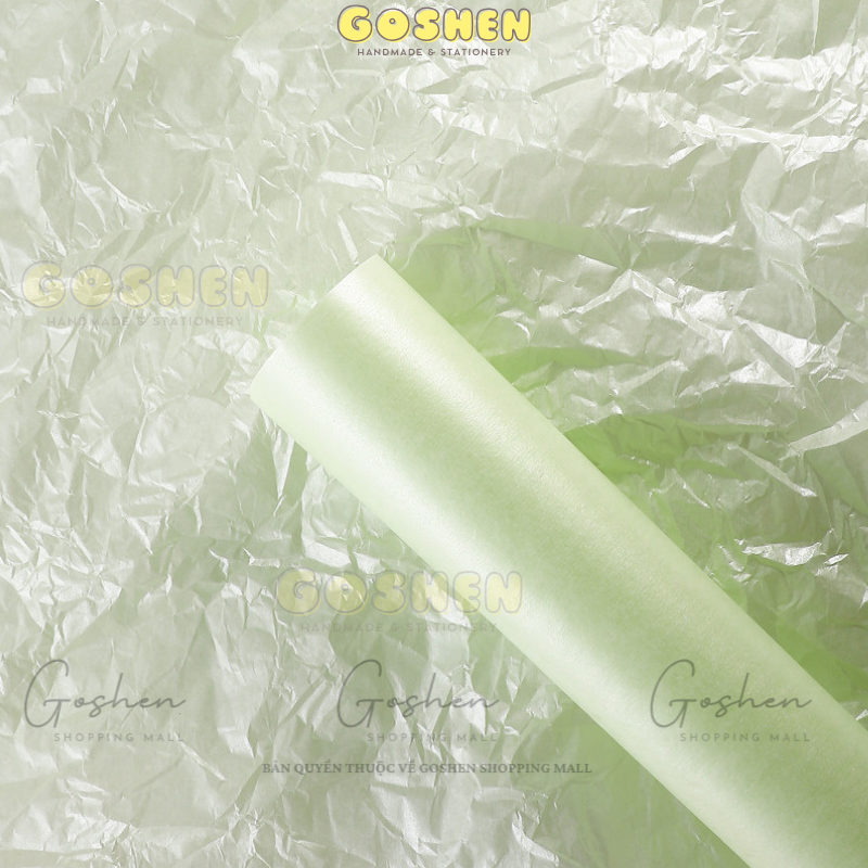  ( 50*70cm) Giấy Mếch Nến Ánh Ngọc, Không Thấm Nước 