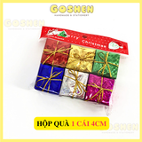  Charm Bông Tuyết, Charm Hạt Ngọc, Chuông, Hộp Quà Phụ Kiện Trang Trí Noel, Giáng Sinh 