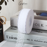  (3cm x Dài 45m) Cuộn Dây Ruy Băng Vải Ren, Khổ 3cm * Cuộn dài 45m, Trang Trí Bó Hoa - Quà Tặng 