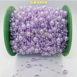  Chuỗi ( Cuộn ) Hạt Trai - Ngọc Trai Nhựa 8mm Nhiều Màu Trang Trí Hoa, Đồ Handmade 